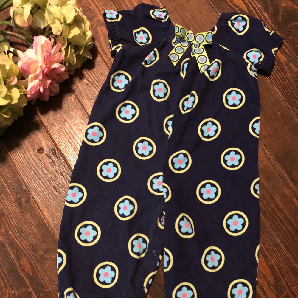 Chez Ami Corduroy Romper